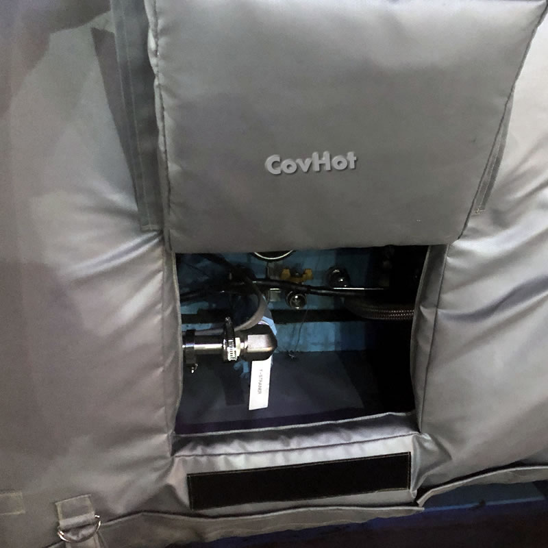 空氣壓縮機(jī)氫氣壓縮機(jī)冬季防凍保溫套,加氫站防火伴熱保溫衣